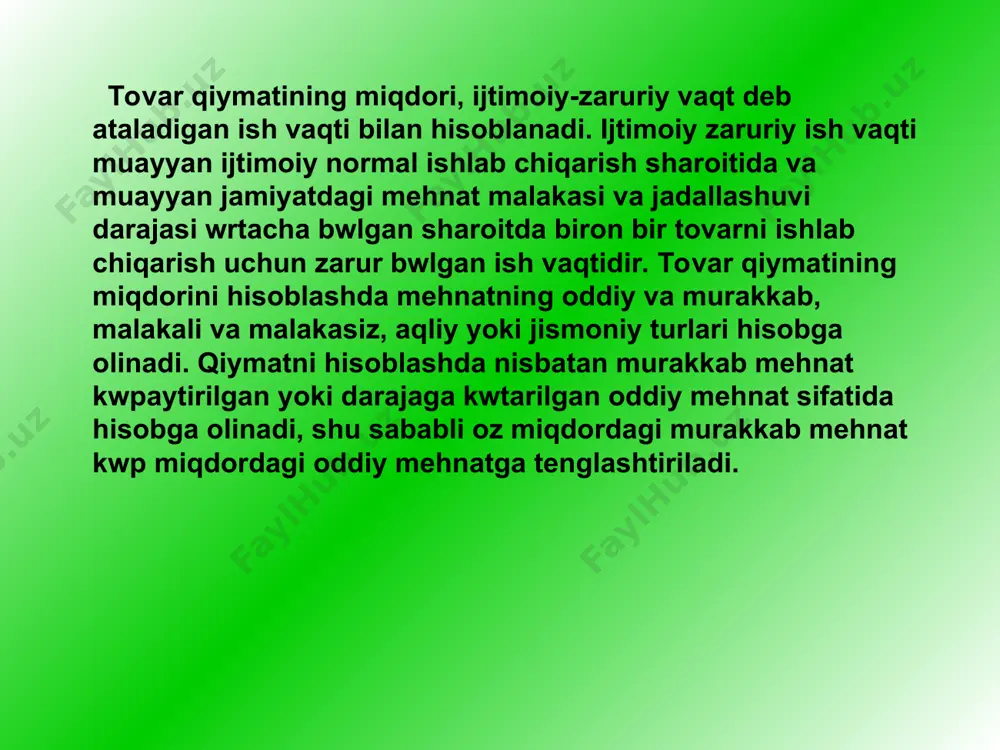 tovar va uning xususiyatlari - Page 5