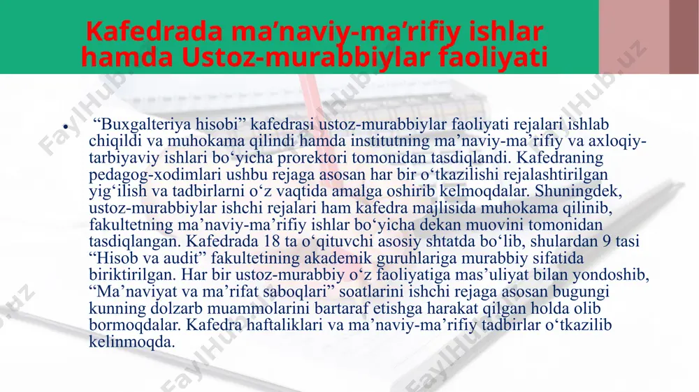 onadon moliyasi, jamoat tashkilotlari moliyasi, sugʻurtalash moliyasi kabilar kiradi. davlat moliyasi makrodarajadagi moliyani tashkil etadi va milliy manfaatlarga xizmat qiladi. niqoyat milliy iqtisodiyotning eng yukrri darajasi bu metimoliya boʻlib, bu tabiatan xalqaro moliya munosabatlari hisoblanadi, mamlakatlararo yuz beradi, xalqaro moliya tashkilotlari orqali amalga oshiriladi. turli darajadagi moliya oʻzining koʻlami bilan ajralib turadi. moliya turli darajadagi moliyalashtirish usullari jihatidan ham farqlanadi. korxona, sugʻurta va xonadon moliyasi oʻzini oʻzi moliyalashtirish qoidasiga tayanadi. davlat moliyasi byudjetdan moliyalashtirish tamoyillarini qoʻllaydi. turli nodavlat tashkilotlari va jamoat tashkilotlari qisman oʻzini oʻzi moliyalashtiradi. milliy iqtisodiyotning mohiyati va funksiyalari moliya tizimi faoliyatida oʻz ifodasini topadi moliya — pul mablagʻlaridan foydalanish va uning harakatini tartibga solish bilan bogʻliq boʻlgan munosabatlar tizimi boʻlib, uning vositasida turli darajada pul mablagʻlari fondlari vujudga keltiriladi va ular takror ishlab chiqarish ehtiyojlari va boshqa ijtimoiy ehtiyojlarni qondirish maqsadida taqsimlanadi. image2.jpg image3.png image4.png image1.jpg