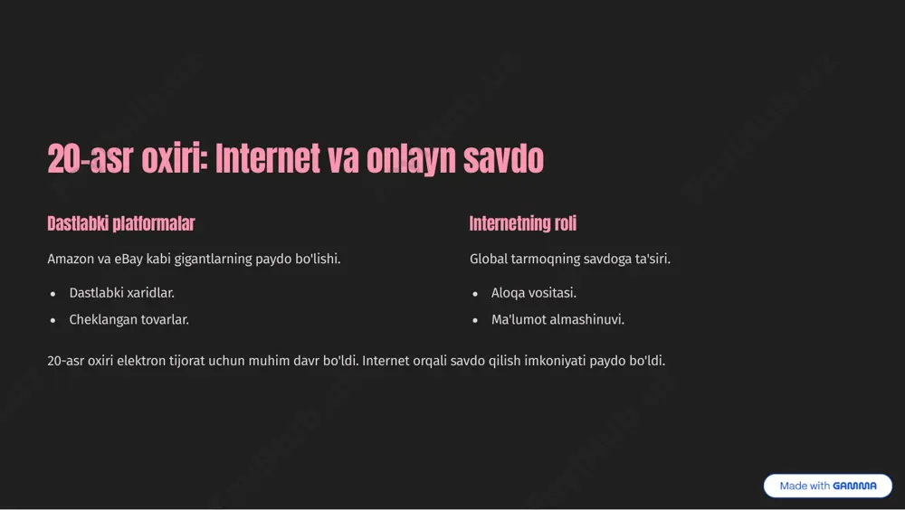 elektron tijorat bozorining qisqacha tarixi - Page 3