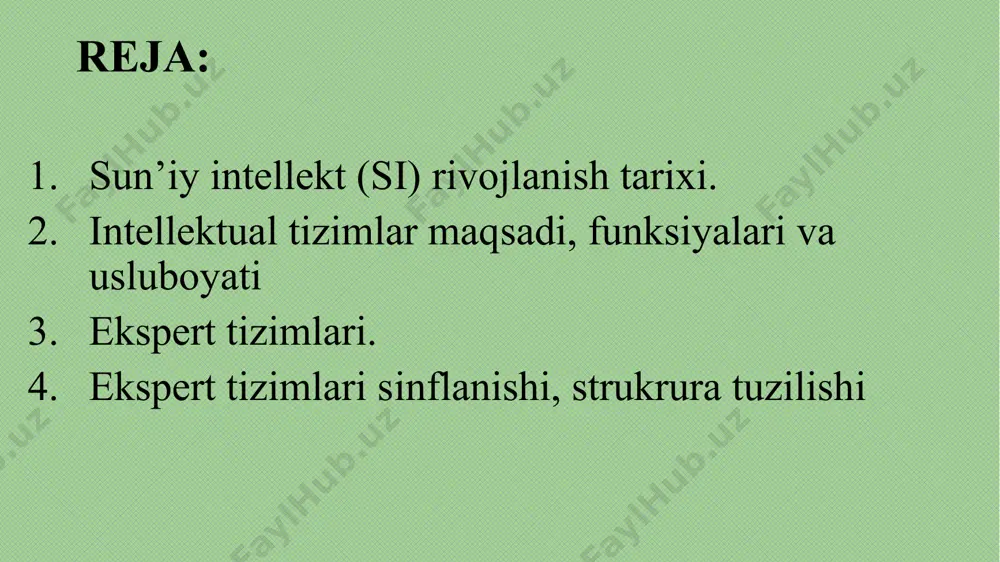 da mustahkam o‘rnashib qoldi. sun`iy idrok amaliyotda qo'llana boshlanganidan beri, u odamlar bilan so'zlashishni, kompaniyada ishlashni, musiqa bastalashni, hattoki, maqola yozishni ham o'rgandi. ayrim mutaxassislar ushbu texnologiyaning salbiy jihatlari haqida so'zlasa, boshqalari esa insoniyatning eng yirik kashfiyotlari qatoriga sun`iy idrokni ham qo'shib bo'lgan. barcha muhokamalar ana shu texnologiya shiddat bilan rivojlanayotgan bir davrda yuz bermoqda. business insider nashri insoniyat sun`iy idrok bilan hamnafas yashashga o'tishdan avval, bir nechta savollarga javob berish kerakligini eslatib o'tdi. texnologiya ijodkorlari va tadqiqotchilarni bir savol o'ylantirmoqda: shu turdagi idrokka ega jismda axloq bo'ladimi?! mestsia kolleji professori va mindfulmarketing.org portali asoschisi doktor devid hegenbuxning fikricha, texnologiya axloq tushunchasiga ega bo'lishi mumkin, ammo buning uchun katta mehnat qilinishi lozim. intellektual axborot texnologiyalarning qo‘llanilishi. intellektual axborot texnologiyalari (iat) – bu siyosiy, iqtisodiy, ijtimoiy va texnik vaziyatlarni tahlil qilishda hamda boshqaruv yechimlarini sintez qilishni tezlashtirishda insonga yordamlashuvchi axborot texnologiyalaridir. iat amaliyotida quyidagi belgilar bilan xarakterlanuvchi muammoli sohaning belgilarini hisobga …