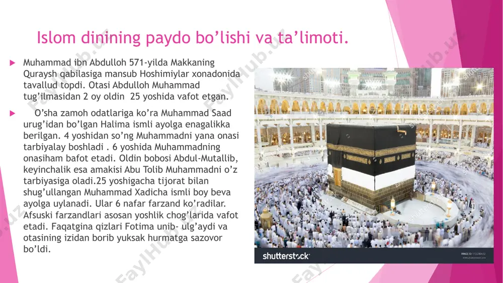 imlar va mazhablar.  sunniylar oqimining mazhablari quyidagilardan iborat:xanafiya, molikiya, shofi’iya, hanbaliya mazhablari.  shia oqimining mazhablari quyidagilar: zaydiya, isno’ashariya, ja’fariya, ismoiliya, ubaydiya, karmatiylar va boshqalar. islom dinidagi yo’nalishlar, oqimlar va mazhablar.  abu abdulloh halimiy shunday degan:  “ahli sunnaning asosiy xususiyati uchta:  har amirning orqasida namoz o‘qish (ya’ni ularni fosiq va fojirga ajratmaslik);  har bir davlat rahbarining rahnamoligida jihod qilish (ya’ni ular bilan birga jang qilish, ularga qarshi jang qilmaslik);  ahli qibladan bo‘lgan har bir kishiga janoza namozini o‘qish (ya’ni ularni kofir demaslik)”. islom dinidagi yo’nalishlar, oqimlar va mazhablar.  shialik. siffin jangi natijasida haruriylar bilan deyarli bir paytda o‘zini “shiatu ali” (alining guruhi) deb atagan aliparast oqim ham yuzaga keldi. vii asr oxirlariga kelib shialik, iroq va eronda keng tarqalgan va islomdagi mustaqil diniy yo‘nalishga aylangan. shialik boshda har qanday ixtilof va aqidaviy farqlardan xoli holda, faqat siyosiy harakat sifatida namoyon bo‘lgan edi. keyinroq …