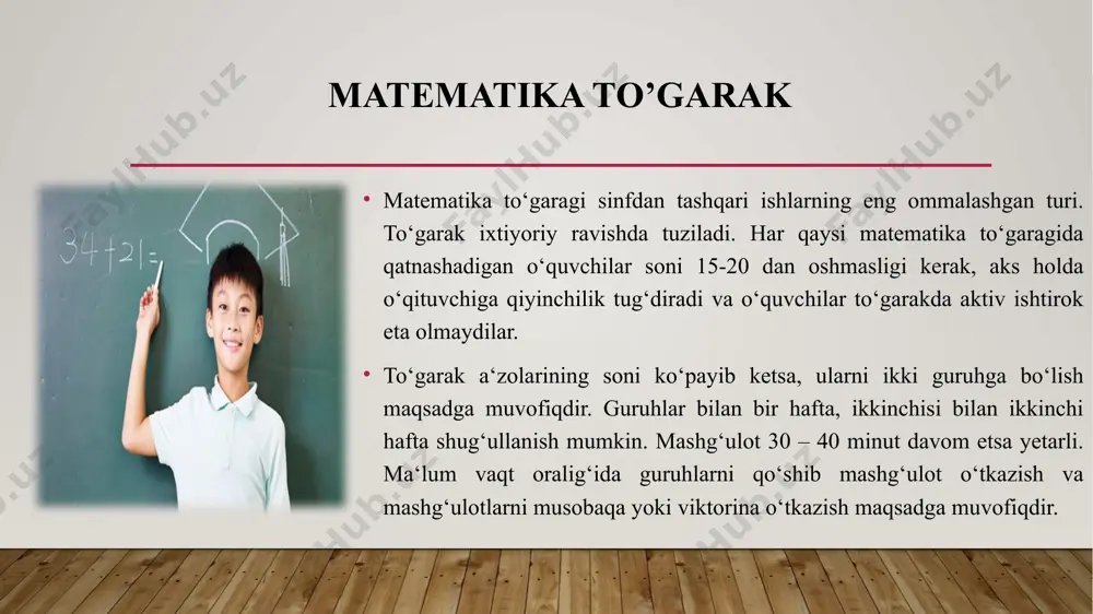 matematika fanidan to'garak tashkilotish metodikasi - Page 5