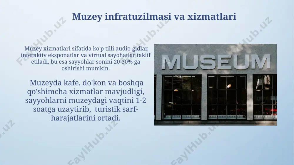 turizmda muzeylarni urni - Page 5