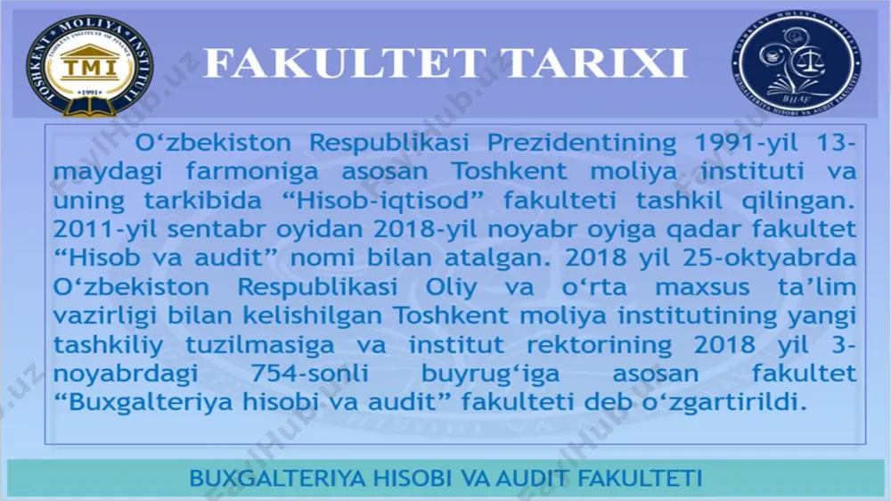 toshkent moliya instituti faoliyati - Page 5