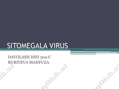 sitomegalovirus — PPTX