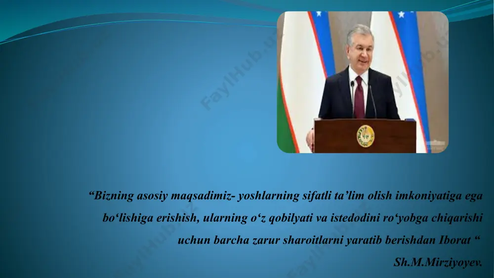 dows (пw) - mavzuga oid adabiyotlar tahlili oʻzbekiston respublikasi oliy va oʻrta maxsus ta’lim vazirligi tomonidan darslik sifatida tavsiya etilgan “umumiy pedagogika” oʻquv qoʻllanmasida ham pedagogik kengash maktab direktori huzuridagi maslahat kengashi boʻlib, uning qarorlari oʻqituvchilar jamoasining yagona va umumiy fikrini aks ettirishi va pedagogik kengash qabul qilgan qarorlar maktab uchun ham, direktor uchun ham majburiy hisoblanashi xususida fikrlar yuritilgan. maqsad oʻqituvchilar, oʻquvchilar va ota-onalar oʻrtasida oʻzaro munosabatlarni kuchaytirish va qullab quvvatlash. umumta’lim muassasasida davlatning ta’lim siyosatini amalga oshirish. o’qituvchilar o’rtasida tajriba almashish, yaratuvchilik va yangiliklarni o’rganish va amaliyotga joriy etish. pedagogik jamoaning faoliyat yo’nalishini belgilab, pedagogik jamoani birlashtirish. demokratiya, oshkorolik, o’zini o’zi boshqarish tamoyillari asosida umumta’lim muassasasini boshqarish. sog’lom jamoani shakllantirish oʻquvchilarning natijalarini koʻrib chiqish, rivojlanishini baholash dasturni toʻliqroq rivojlantirish; oʻquv va oʻqitish muhitiga rahbarlik qilish, oʻqituvchilar va oʻquvchilarning adolat va hurmatiga e’tibor berish; maktabning maqsadlarini va rivojlanish yo’nalishlarini belgilab va ularga erishish yo’llarini aniqlash. o’qituvchilar o’rtasida tajriba almashish, …