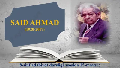 said ahmad 8 -sinf — PPTX