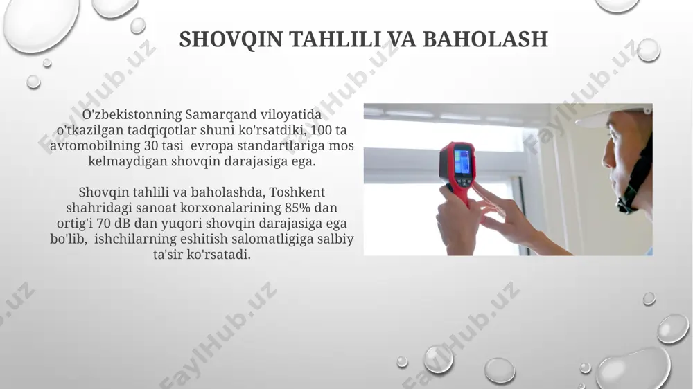 korxonalarda shovqinni tekshirish va baholash - Page 3