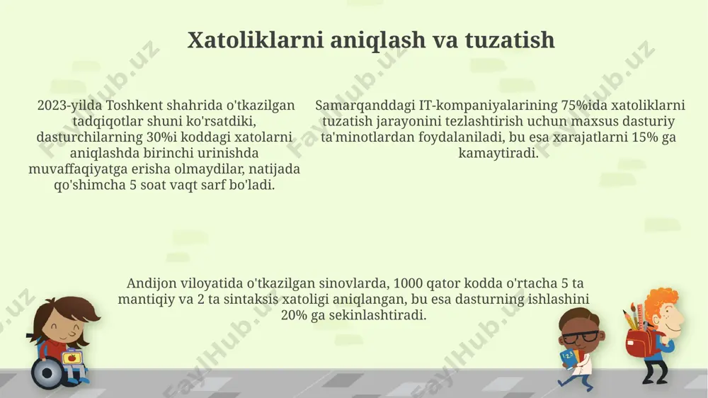 avishda hosil qilish mumkin. boshlang'ich nuqta sifatida toshkent shahrining 1-chiziqli metro bekatlaridan birini tanlash, yo'nalishga qarab 3 xil matn varianti yaratish imkonini beradi, masalan, shimolga - 5 ta so'z, janubga - 7 ta so'z, sharqqa - 9 ta so'zdan iborat. e'tiboringiz uchun rahmat @taqdimot_robot image1.png