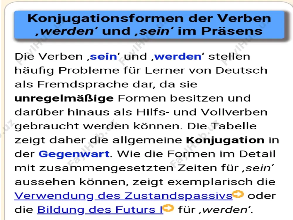 der gebrauch der verben "haben" und "sein" im präsens - Page 5