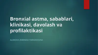 bronxialastma — PPTX
