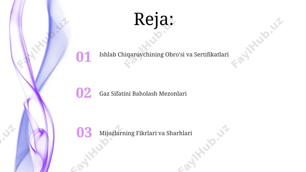 so'mgacha o'zgarib turishi mumkin, bu esa toshkent shahridagi turli xil yetkazib beruvchilar orasida sezilarli farqni ko'rsatadi. sifat, masalan, metan miqdoriga (98% dan yuqori) va qo'shimcha aralashmalarning minimal miqdoriga bog'liq bo'lib, samarqand viloyatida ishlab chiqarilgan gazlarda yuqori sifat standartlariga rioya qilinishi mumkin. energiya samaradorligini hisobga olgan holda, 15% yuqori kalorili gaz arzonroq narxda ham 20% ko'proq energiya beradi, bu esa andijon viloyati uchun iqtisodiy jihatdan foydali bo'ladi. energetik samaradorligi “energetik samaradorligi”ni baholashda gaz tarkibida metan miqdori 98% dan kam bo‘lmasligi, ya’ni 2% dan kam bo‘lmagan boshqa gazlar aralashmasi energetik samaradorlikni pasaytirishi mumkin, bu esa andijon shahridagi sanoat korxonalarida yoqilg‘i sarfini oshiradi. gazning “energetik samaradorligi” parametrlarini aniqlashda laboratoriya tahlillari natijalari muhim ahamiyatga ega bo‘lib, 5 tadan ortiq namunalarni tahlil qilish natijasida olingan o‘rtacha ko‘rsatkichlar buxoro shahridagi standartlarga muvofiq bo‘lishi lozim. “energetik samaradorligi” ko‘rsatkichi sifatida gazning yonish samaradorligi 95% dan yuqori bo‘lishi, bu esa 1000 kubometr gazdan 3000 kvt soat energiya olish imkonini …