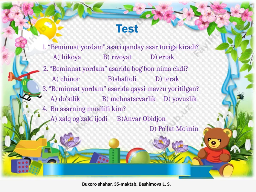 dilshod rajabning “navro’z keldi” she`ri - Page 3