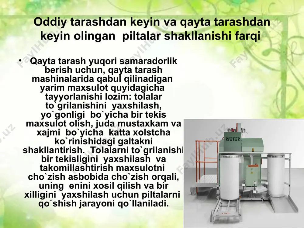 piltalash mashinalarining texnologik va kinematik sxemalari - Page 3