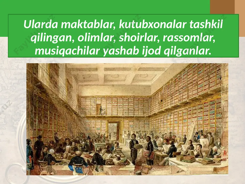osiyo mamlakatlarining o‘rta asr shaharlari. 7- sinf - Page 5