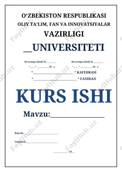 umurtqasiz hayvonlar azolar tizimi evolutsiyasi — DOCX
