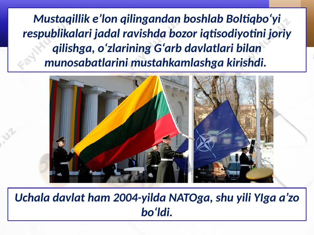 1991 – 2017-yillarda boltiqbo‘yi davlatlari 11- sinf - Page 3