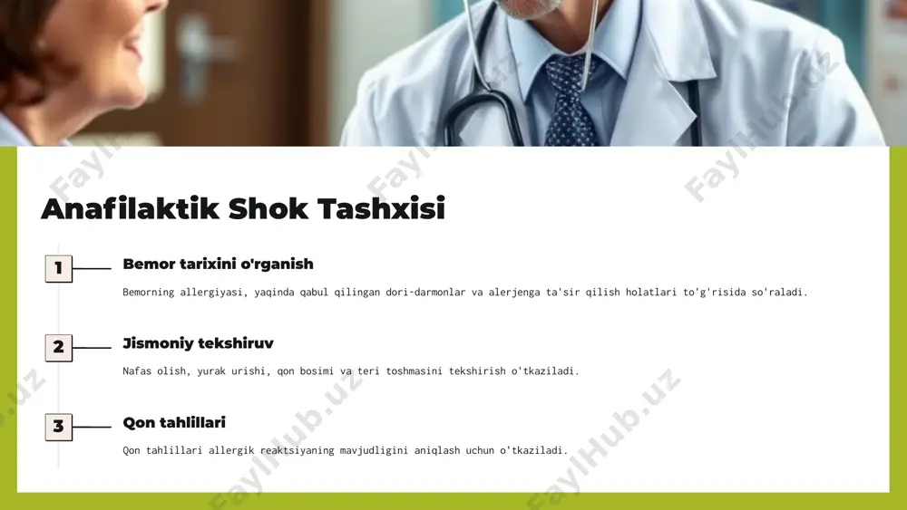 anafilaktik shok - sabablari, klinikasi va tashxisi, birinchi yordam - Page 5