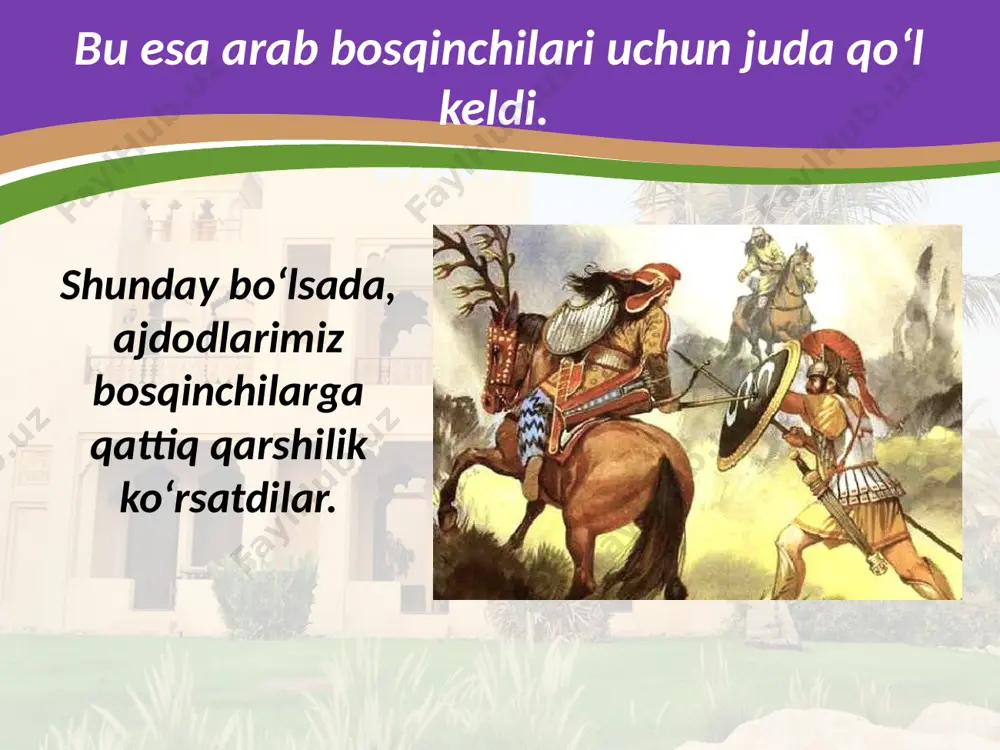 arablarga qarshi xalq ozodlik kurashi. 5 - sinf - Page 4