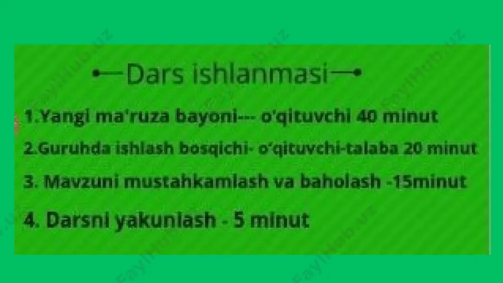 i natijasida chiqadigan energiya issiqlik energiyasi deb ataladi. elektr chiroqlari yorugʻlik bilan birgalikda issiqlik ham hosil qiladi, bilyard koptogida esa ishqalanish tufayli issiqlik hosil boʻladi, oʻsimlik va hayvonlardagi kimyoviy energiya almashinuvida ham shunday termodinamikaning birinchi qonunining tajribada tekshirilishi, maxsus kalorimetrlarda metabolizm jarayonida organizmdan tashqariga chiqariladigan issiqlikni o’lchash yo’li bilan amalga oshirilgan. ma’lum bo’ldiki, organizm tomonidan bir sutka davomida ajratilgan issiqlik (1859 kkal), uning qabul qilgan ovqat mahsulotlarida mujassamlangan energiyaga (1879 kkal) mos keladi. termodinamikaning 1- qonuniga binoan, sistema tomonidan tashqi muhitdan yutilgan issiqlik (q uning ichki energiyasini o’zgartish du va sistema tomonidan bajariladigan (hajmini o’zgartish dv uchun tashqi p - bosimga qarshi bajariladigan ish pdv hamda kimyoviy o’zgarishlar bilan kechadigan maksimal foydali (amax ishdan iborat) umumiy ish (a ga sarflanadi: (q = du + (a, bu yerda ish (a = pdv + (a’max yoki: (q = du + pdv + (a’max energiyani yaratib ham, yoʻq qilib ham boʻlmaydi, ammo u …