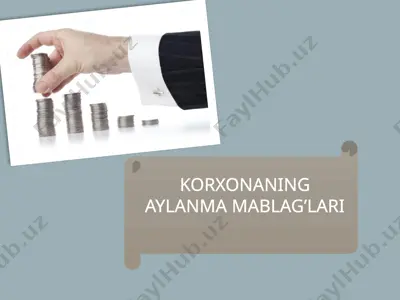 aylanma mablag'lari — PPTX