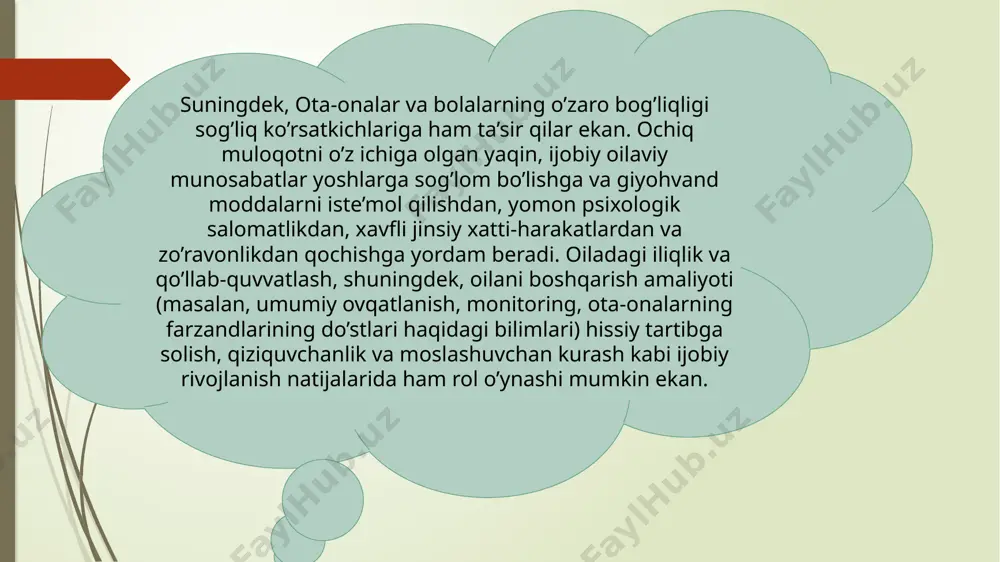 g’arbiy mamlakatlarda oila va oilada bola tarbiyasiga munosabat - Page 5