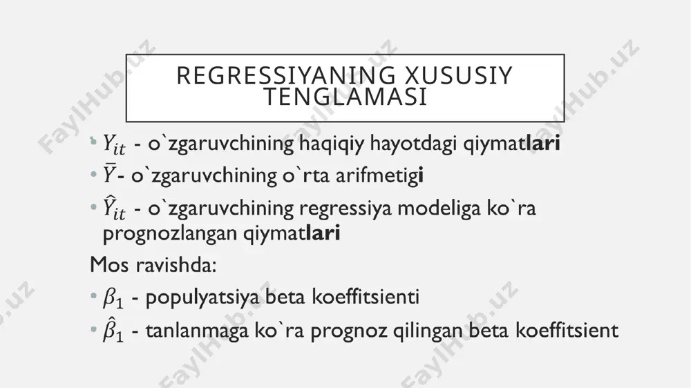 regressiyaning xususiy tenglamasi - Page 4
