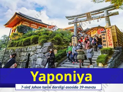 yaponiya. 7- sinf — PPTX