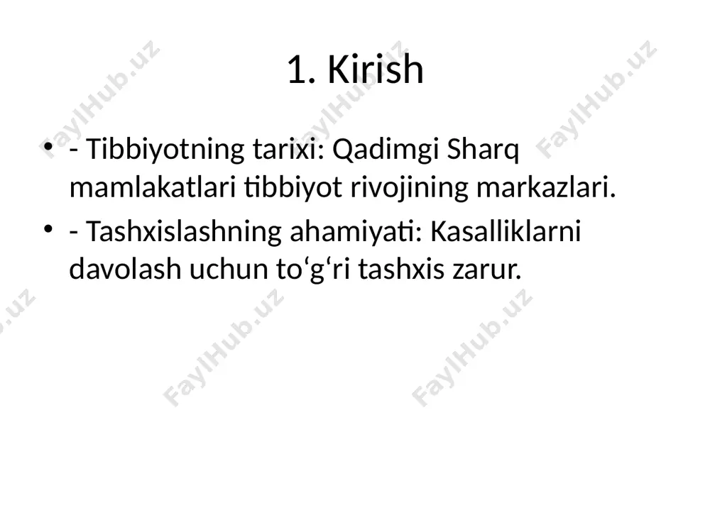 qadimgi sharq mamlakatlarida tibbiyotda tashxislash usullari - Page 2