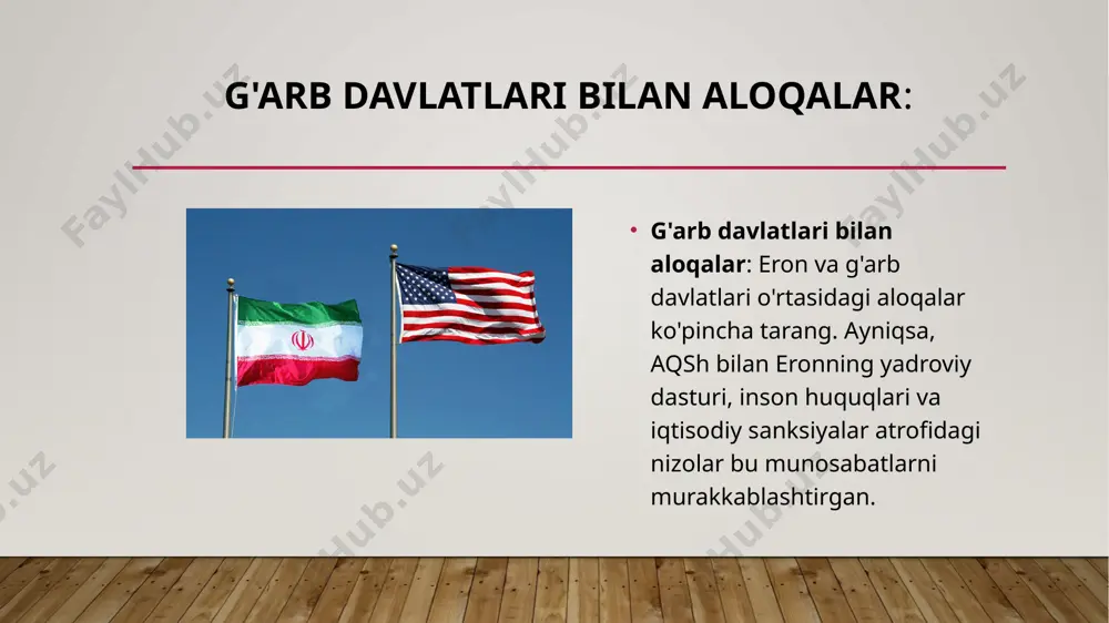 eron islom respublikasi zamonaviy diplomatiyasi - Page 5