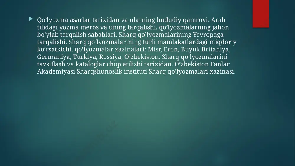 arab yozuvidagi manbalar haqida - Page 5