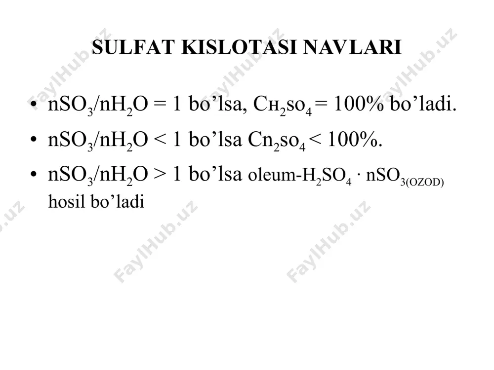 sulfat kislota ishlab chiqarishtexnologiyasi - Page 3