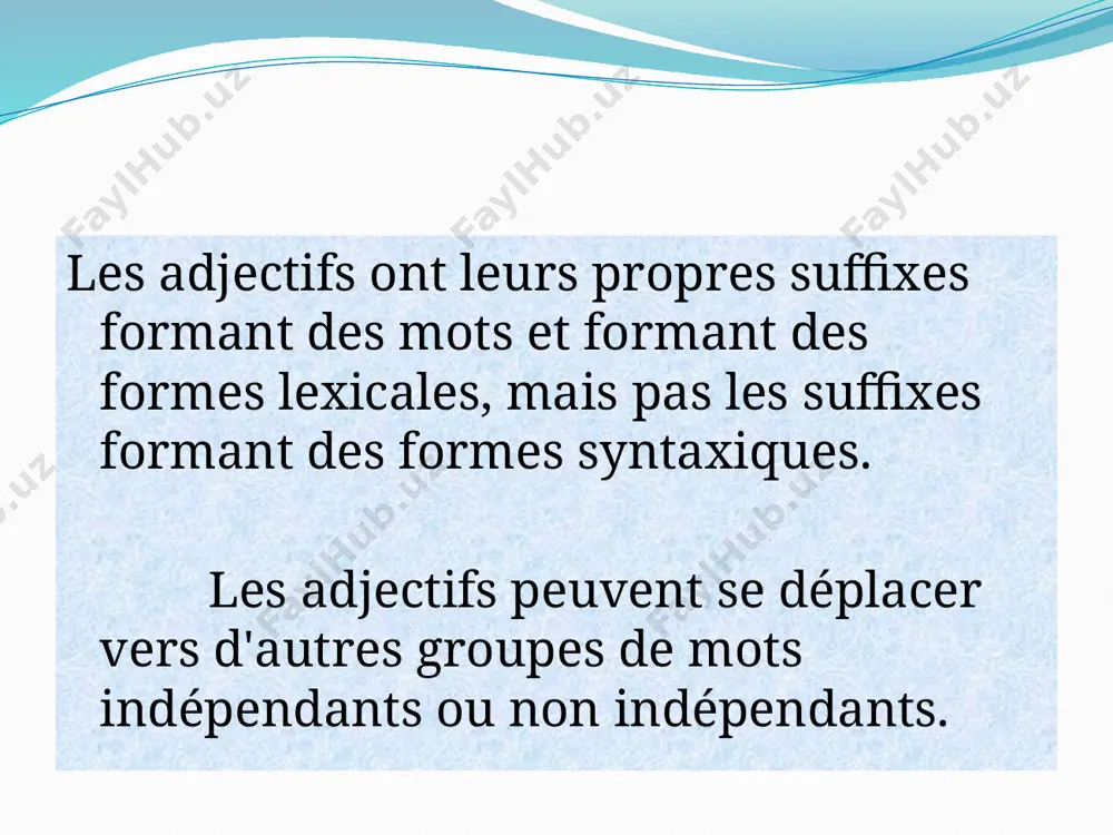 degres de comparaison des adjectifs - Page 3
