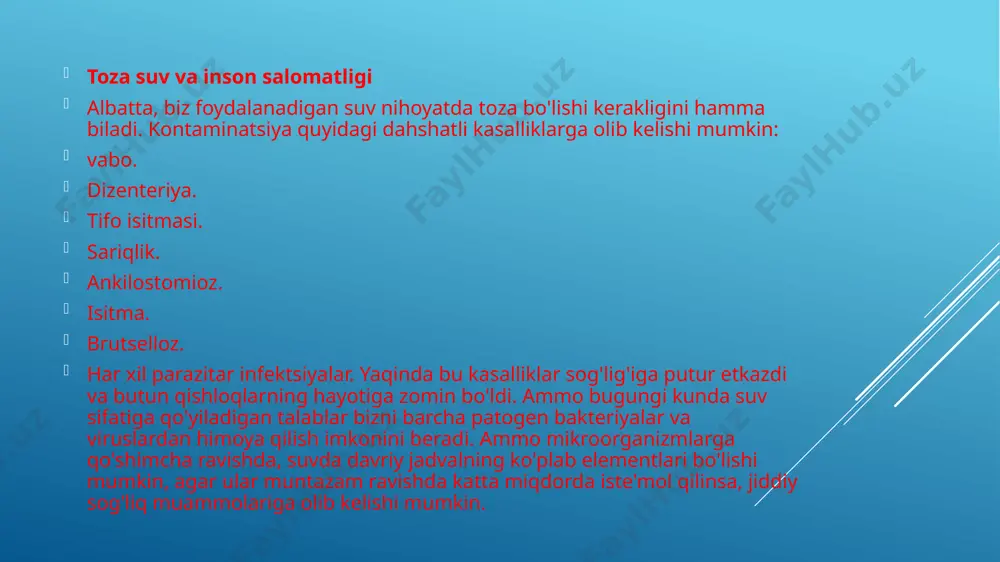 ichimlik suvining sifati va salomatligi - Page 4