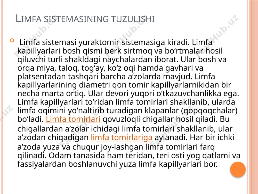 limfa tizimining fiziologyasi - Page 5