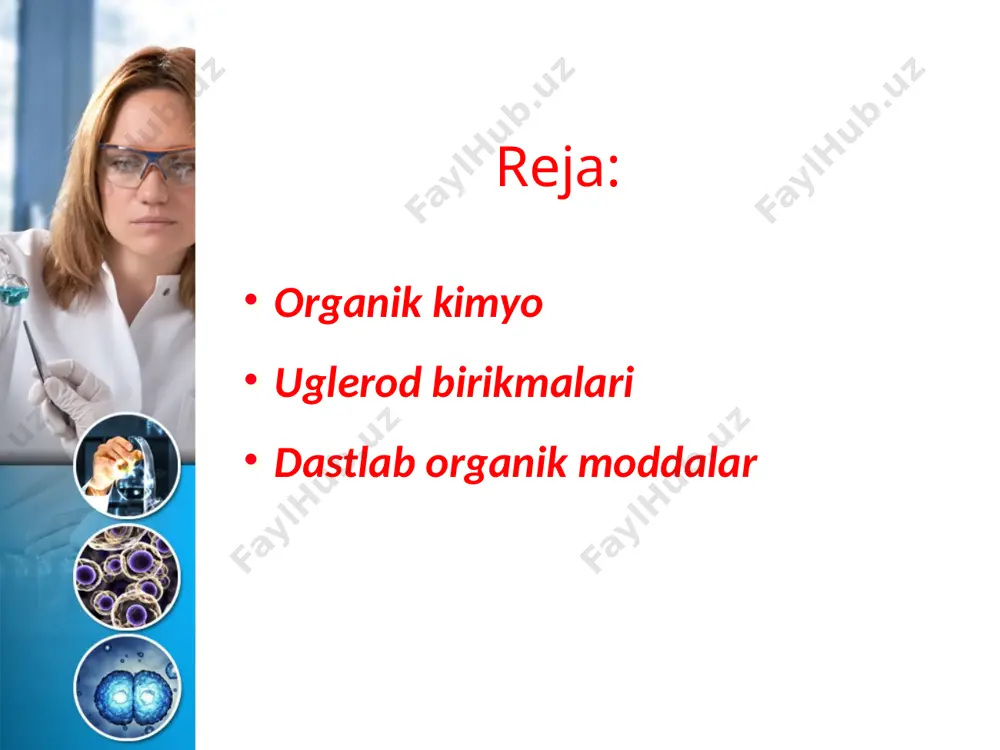 aligi ekinlaridan yuqori hosil olish uchun ishlatiladigan kimyoviy vositalar, tibbiyot va xalq xo‘jaligining barcha sohalarini organik moddalar va organik kimyosiz tasavvur qilish qiyin. image2.jpeg image3.jpeg image4.jpeg image5.jpeg image6.jpeg image7.jpeg image8.jpeg image9.jpeg image10.png image11.png image12.png image13.jpeg image14.jpeg image15.jpeg image16.jpeg image17.png image18.jpeg image19.jpeg image20.jpeg image21.jpeg image22.png image23.jpeg image24.jpeg image25.jpeg image26.gif image27.jpeg image28.jpeg image29.jpeg image30.jpeg image31.jpeg image32.jpeg image1.jpeg