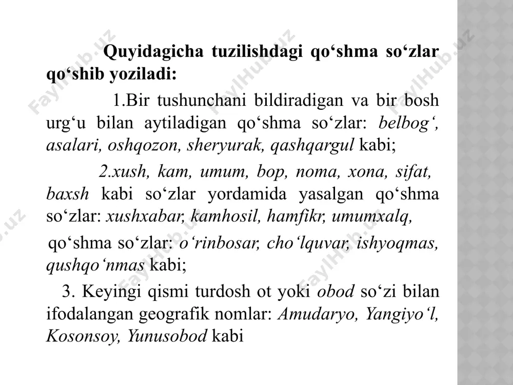 o‘zbek tilining asosiy imlo qoidalari - Page 5