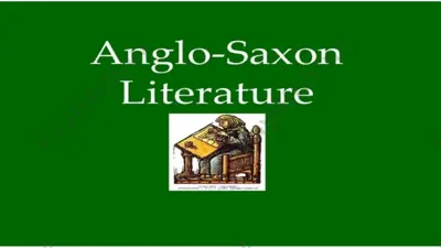 anglo-saxon literature — PPTX
