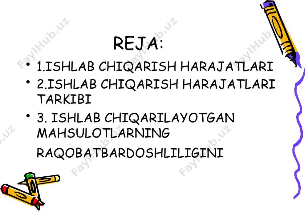 ishlab chiqarish harajatlari - Page 3