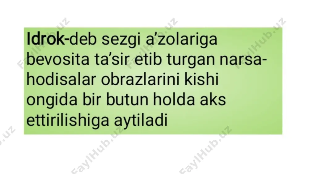 idrok va uning xususiyatlari - Page 2