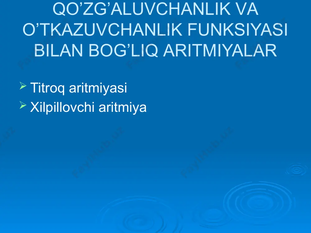 yurаkаritmiyasivablokadasi - Page 5