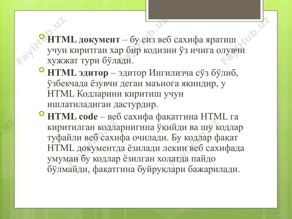 htmlgakirish.websahifa yaratish - Page 3