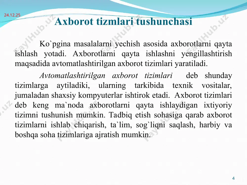 ma’lumotlar bazasi - Page 4