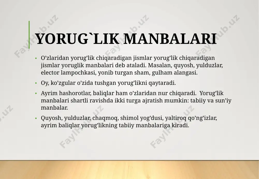 ko'rsatkichi ham ortsa, ya'ni , bu moddadagi yorug’likning dispersiyasi normal dispersiya deyiladi. agar chastota ortishi bilan moddaning sindirish ko'rsatkichi kamaysa, (u holda va bunday dispersiya anomal dispersiya deyiladi. ba'zi moddalarda ham normal, ham anomal dispersiyalar kuzatiladi. 2,1- rasm yorug’likning normal dispersiya dispersiyaning elektron nazariyasi yorug’likni elektromagnit to'lqin, modda tuzilishini esa elektron nazariya asosida tasavvur qilish etarli. elektron nazariyaga asosan jism elektronlar va ionlardan tashkil topgan. ular yorug’lik ta'sirida tebranma harakatga keladi. elektromagnit to'lqin jismdan o'tayotganda - e zaryadli har bir elektronga elektr kuch ( ) va lorens kuchi ( ta'sir qiladi: e0 ning amplituda qiymati,  - to'lqinning siklik chastotasi. birinchi yaqinlashishda kuch faqat eng tashqi elektronlarni siljitadi, deb hisoblash mumkin. lekin bu elektron bilan atomning qolgan qismi orasida kvazielastik kuch mavjudki, u elektronni avvalgi vaziyatiga qaytarishga harakat qiladi. bu kuch siljishga proporsionaldir: u holda elektron harakati uchun nyuton 2-qonunini quyidagicha yozsa bo'ladi: bu tenglamaning yechimini cоst cоst, cоst, ikkinchidan …