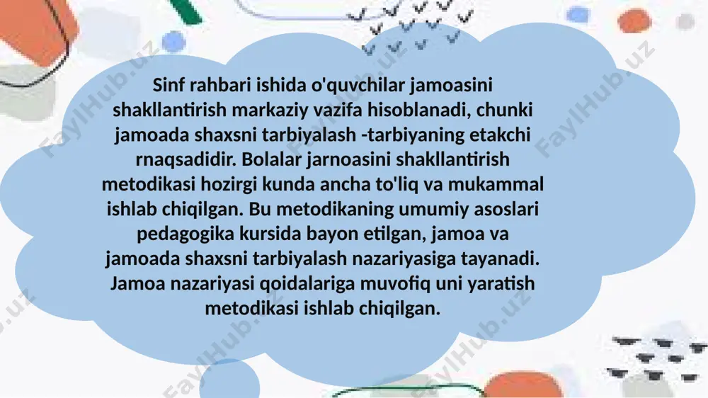 kam qondiriladi. agar darsdagi muomalaga bo'lgan ehtiyoj to'g'ri tushunilsa, uning negizida o'quvchilarning o'zaro yordami, darslarga birgalikda foydali tayyorgarlik ko'rish, qiziqishlar bo"yicha mashg'ulotlar tashkil etiladi. ta'lim jarayonidagi jamoatchilik tuyg'usi ana shu, ya'ni birgalikdagi mehnat bolalarda katta qoniqish hosil qilish, ijobiy kechinmadan boshlanadi. shu tariqa o'zaro yordamtashkil etish sinfdagi jarnoa munosabatlarini shakllantirishning yo'llaridan biridir. jamoada o'quvchilarni o'rtoqlik va do'stlik hissida tarbiyalash do'stlik - inson axloqining bebaho go'zalligi, ijobiy fazilatlar gavhari. insondagi barcha go'zal fazilatlar bir marvarid shodasi bo'lsa, uning dur-gavhari chin insoniy muhabbatga asoslangan do'stlikdir. do'stlik tufayli xonadonimiz obod, dunyoda tinchlik va dasturxonimizda to'kinlik hukmron. shuning uchun ham dono kishilar hamma jamiyatda ham do'stlikni ulug'lab, qadrlab kelganlar va odamlami do'st bo'lib yashashga, ko'proq do'st orttirishga undaganlar. payg'ambarimiz muhammad mustafo (s.a.v.) hadislaridan birida: "bir-biringizga hayr-ehsonli, mehr-muhabbatli bo'lib, qo'l berib so'rashib yuringlar, shunda dillaringizdagi g'ill-u g'amlik ketadi", - deganlar. xalqimiz o'rtasida do'stlik munosabatlariga bag'ishlab juda ko'p hikmatli so'zlar yaratilganki, ular orqali do'stlikning kishi hayotida …