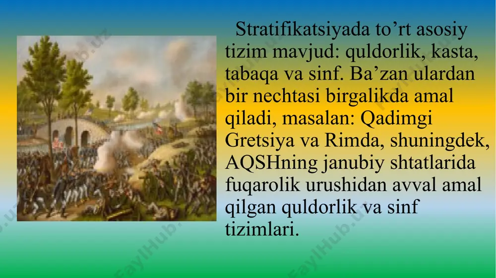 urasi mintaqadan mintaqaga qarab o’zgaradi, shunchalik o’zgaradiki, aslida yagona tizim emas, uzoq o’xshashlikka ega bo’lgan kichik dinlar va urf-odatlar majmuasini tashkil etadi. lekin ularni bir qator umumiy tamoyillar birlashtirib turadi. oliy varnani tashkil etadigan, tozalikni eng yuksak darajasi, “qo’l tekkizilmaslar”- eng past pog’onasining timsolidir. brahmanlar “qo’l tekizilmaslar” bilan ba’zi turdagi aloqalardan o’zlarini chetda tutishlari lozim va faqatgina “qo’l tekkizilmaslar”gina nopok hisoblangan ba’zi narsalarni va hayvonlarni bevosita ushlashlari mumkin. kastalar tizimi induizmdagi reinkarnatsiya (ruxlar ko’chisihi) konsepsiyasi bilan chambarchas bog’liq. unga ko’ra, o’z kastasidagi urf-odat majburiyatlarni kanda qilgan odamlar, keyingi hayotida pastroq kastada tug’ilishlari lozim. hind kastalari tizimi hech qachon to’la statik bo’lmagan. bir insonni kastadan kastaga o’tishiga ruhsat etilmasa-da, kastalar ierarxiyasida guruhlar o’z mavqeini o’zgartirib turadi. kasta tushunchasi ba’zan hind madaniyatidan , ikki yoki bir necha etnik guruh bir-biridan irq sofligi nuqtai-nazaridan ajratilganligi hollarida qo’llaniladi. bunday hollarda , ko’pincha turli guruh vakillari o’rtasidagi nikohlarga tabu (ba’zan qonunan ta’qiqlash) mavjud bo’ladi. aqsh …