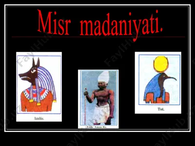 misr madaniyati — PPTX