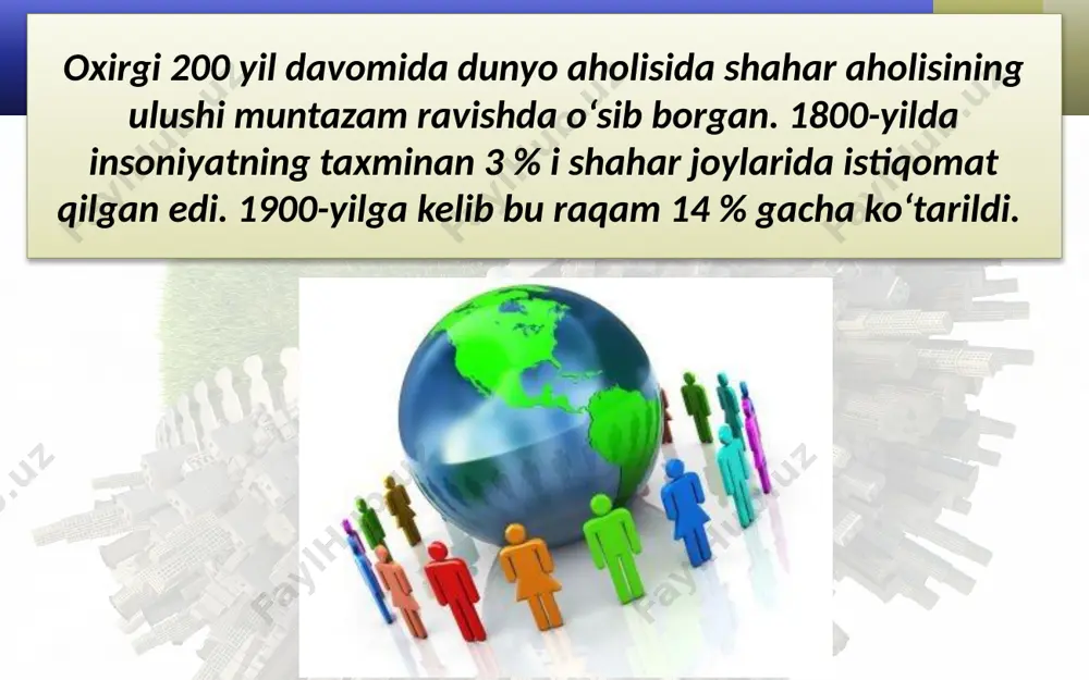 urbanizatsiya jarayonining global va regional jihatlari. 10 - sinf - Page 5