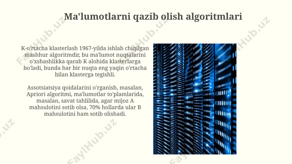 ma'lumotlar bazasi va data mining - Page 5