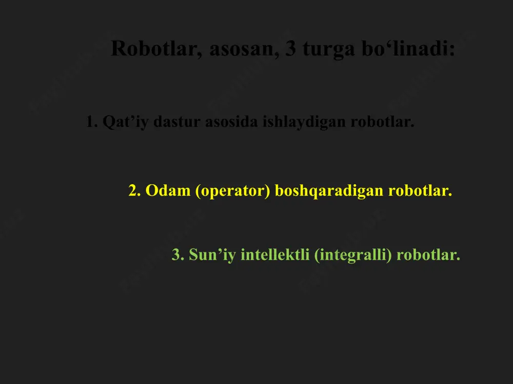 qat'iy dastur asosida ishlaydigan robot - Page 5